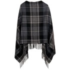 Lambswool Poncho - MacRae Hunting Grey